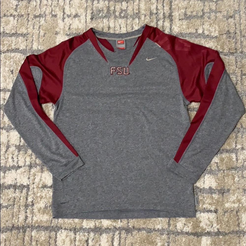 NWOT FSU Nike FITDRY long sleeve small